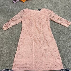 Jessica Howard Pink Lace Dress size 6